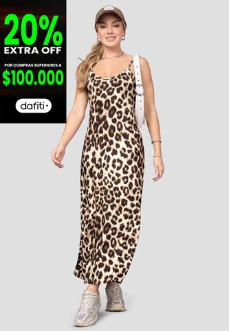 Vestido Mujer Estampado Atypical 113802 Atypical