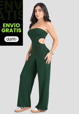 Enterizo Largo Mujer Verde Pino Atypical 110792 Atypical