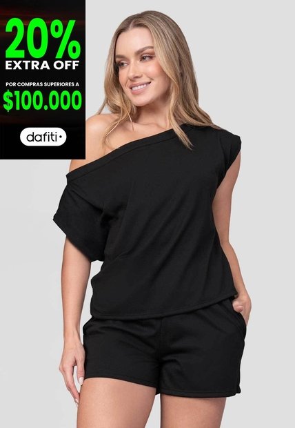 Conjunto Mujer Negro Atypical 113815