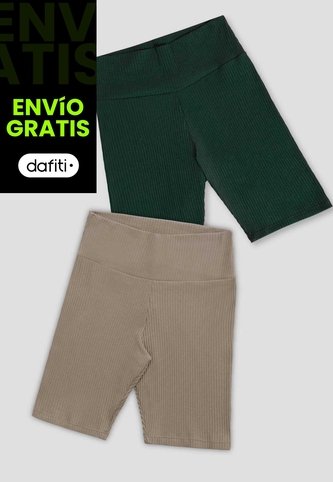 Ciclista Paq X2 Mujer Bicolor Atypical 113281 Atypical
