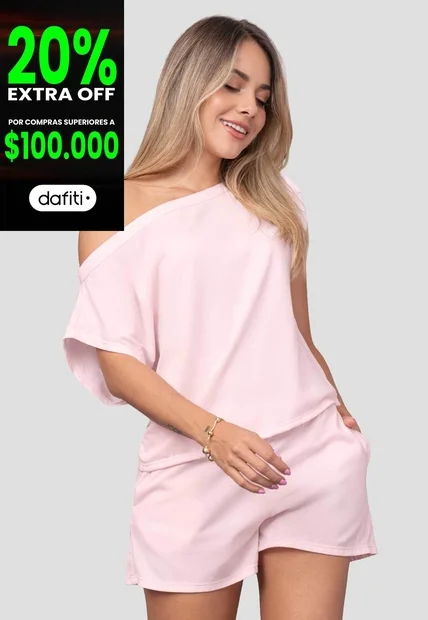 Conjunto Mujer Rosa Atypical 113815