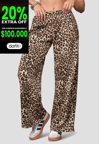 Pantalón Mujer Estampado Atypical 113793 Atypical