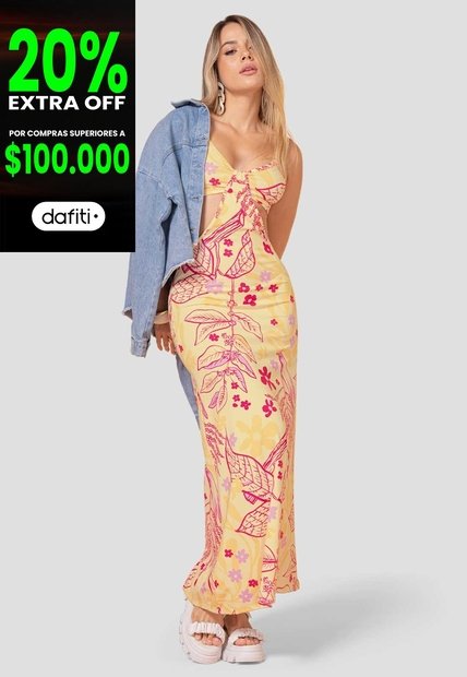 Vestido Mujer Estampado Atypical 113971