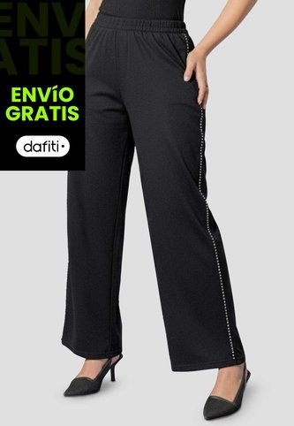 Pantalón Mujer Negro Atypical 112834 Atypical