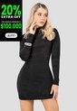 Vestido Mujer Negro Atypical 112854 de Atypical