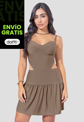 Vestido Mujer Chocolate Atypical 111935 Atypical