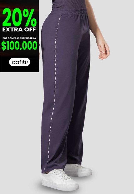Pantalón Mujer Vino Atypical 112834