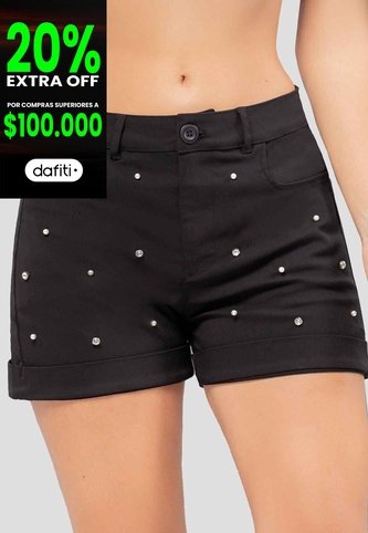Short Mujer Negro Atypical 112899 Atypical