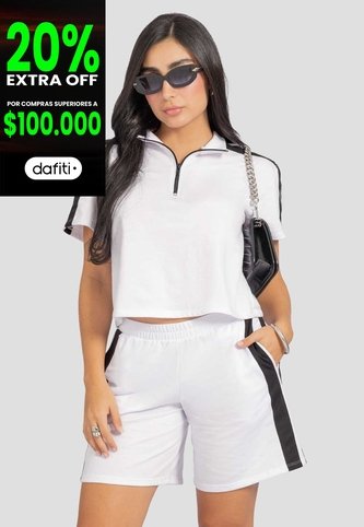 Conjunto Mujer Blanco Atypical 110142 Atypical
