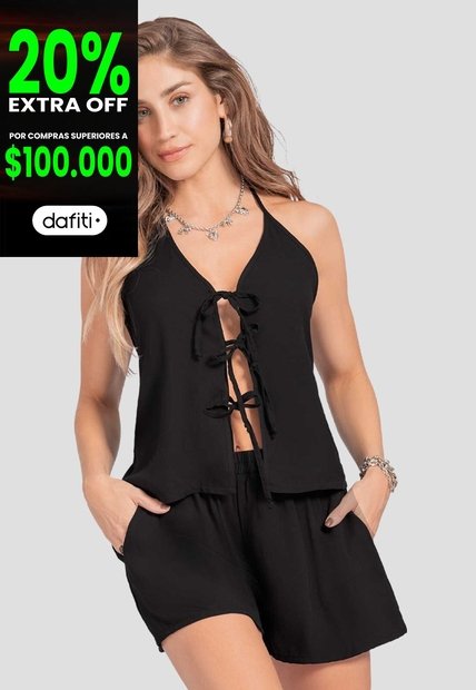 Conjunto Mujer Negro Atypical 107864