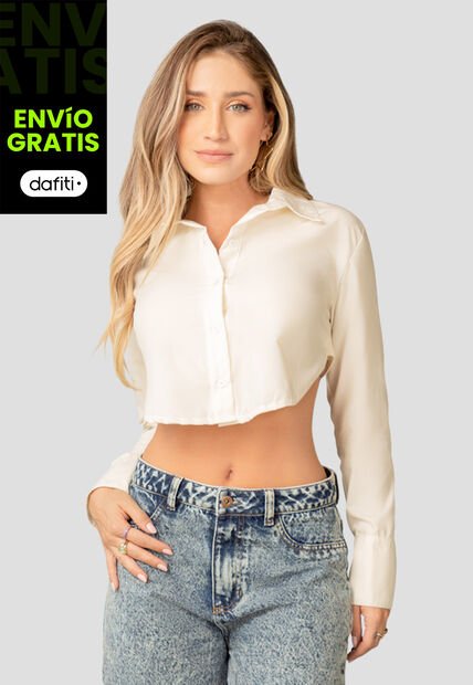 Camisa Mujer Blanco Atypical 100649