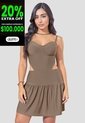 Vestido Mujer Chocolate Atypical 111935 de Atypical