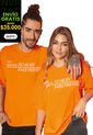 Camiseta Mujer Naranja Atypical 33433 de Atypical