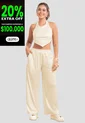 Conjunto Mujer Caqui Atypical 105699 de Atypical