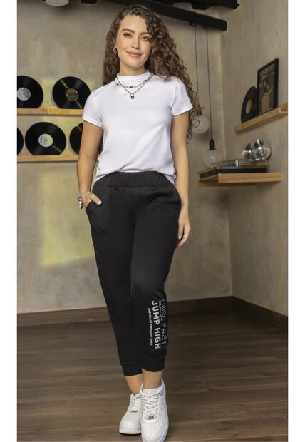 Jogger Mujer Negro Atypical 1914