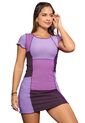 Vestido Corto Mujer Morado Atypical 4925 de Atypical