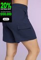 Bermuda Short Mujer Azul Atypical 693 de Atypical