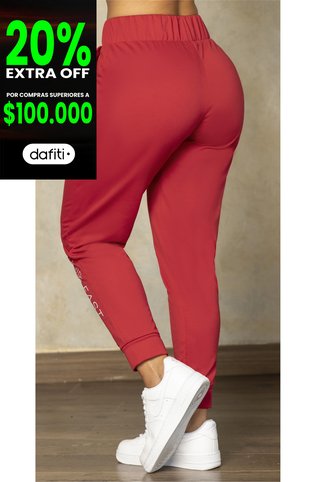 Jogger Mujer Rojo Atypical 1914 Atypical