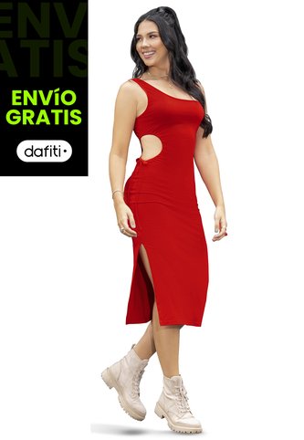 Vestido Juvenil Rojo Atypical 93562 Atypical
