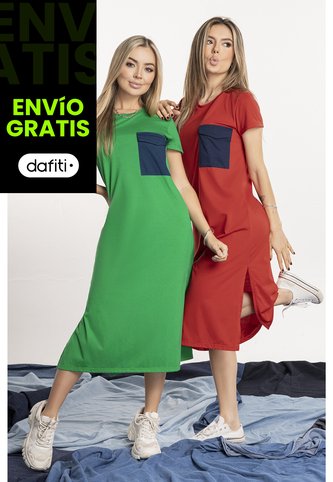 Vestido Juvenil Rojo Atypical 1336 Atypical