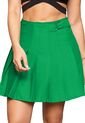 Falda Corta Mujer Verde Atypical 87051 de Atypical