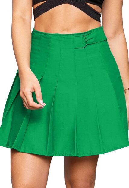 Falda Corta Mujer Verde Atypical 87051