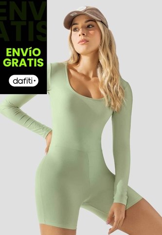 Enterizo Corto Mujer Verde Matcha Atypical 105479 Atypical