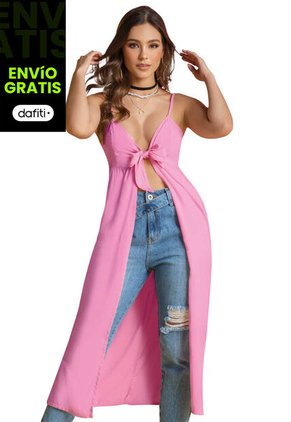 Blusón Mujer Rosa Atypical 89119