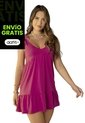 Vestido Corto Mujer Fucsia Atypical 90945 de Atypical