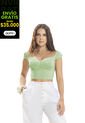 Blusa Mujer Verde Atypical 1497 de Atypical
