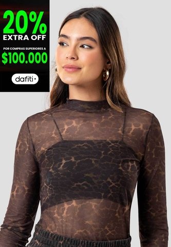 Camibuzo Mujer Estampado Atypical 114500 Atypical