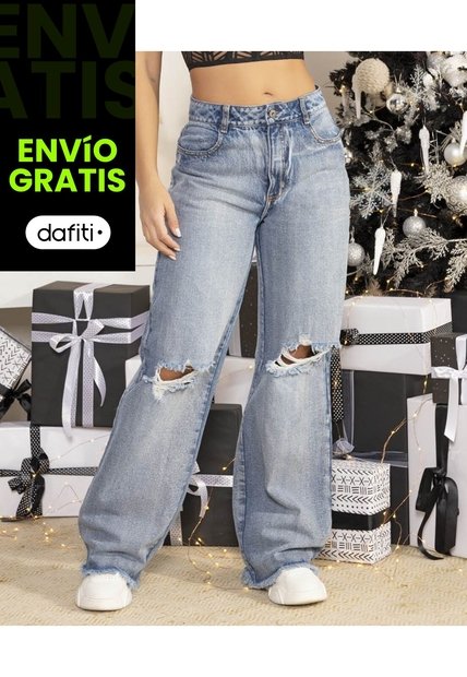 Jean Mujer Azul Medio Atypical 2931