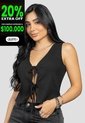 Blusa Mujer Negro Atypical 113879 de Atypical