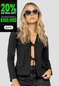 Blazer Mujer Negro Atypical 112898 de Atypical