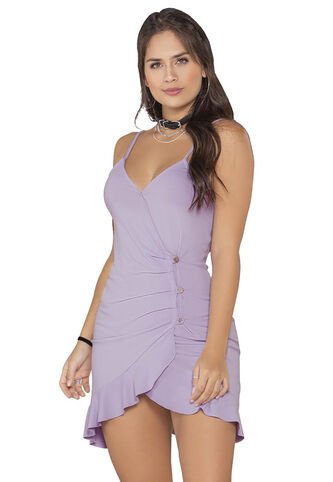 Vestido Corto Mujer Lila Atypical 87062 Atypical