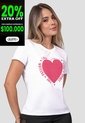 Camiseta Mujer Blanco Atypical 113818 de Atypical