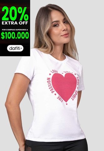 Camiseta Mujer Blanco Atypical 113818 Atypical