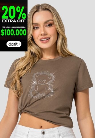 Camiseta Mujer Chocolate Atypical 113635 Atypical