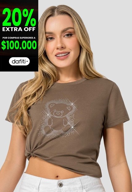 Camiseta Mujer Chocolate Atypical 113635