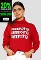 Buzo Mujer Rojo Atypical 113618 de Atypical