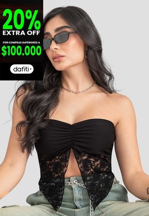 Blusa Mujer Negro Atypical 105478