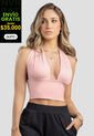 Crop Top Mujer Rosa Atypical 104228 de Atypical