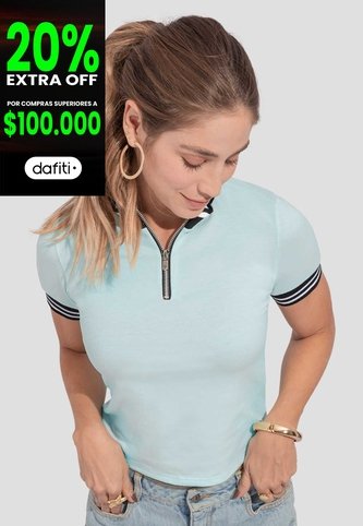 Blusa Mujer Azul Baby Atypical 112507 Atypical