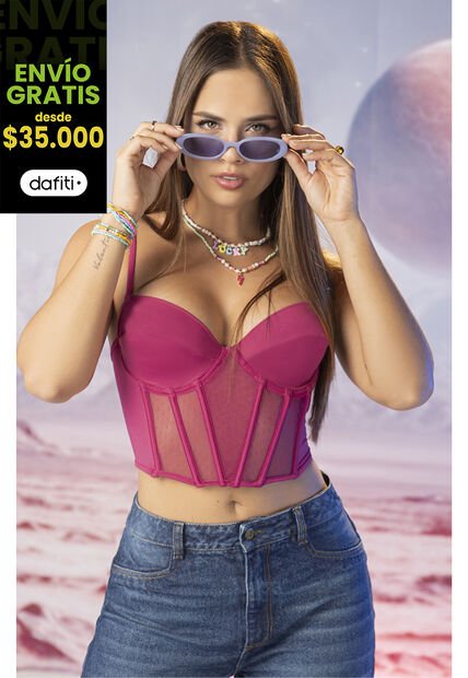 Blusa Juvenil Fucsia Atypical 5444