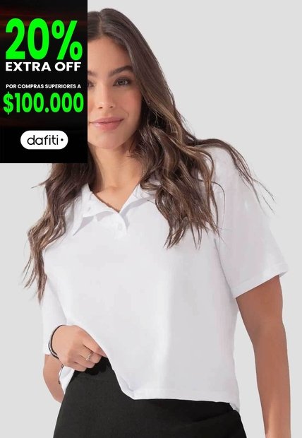 Polo Mujer Blanco Atypical 111185