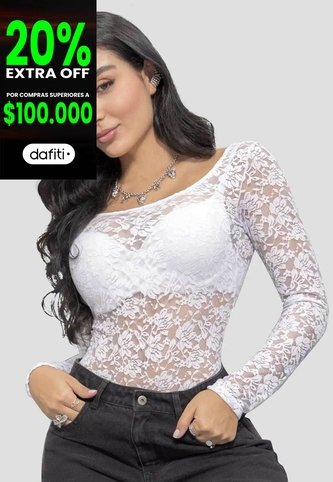 Body Mujer Blanco Atypical 110789 Atypical