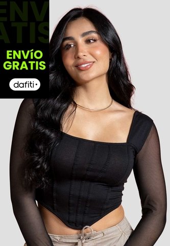 Blusa Mujer Negro Atypical 101319 Atypical