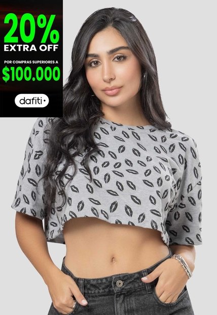 Camiseta Paq X2 Mujer Bicolor Atypical 111939