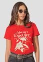 Camiseta Mujer Rojo Atypical 112620 de Atypical
