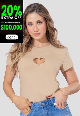 Camiseta Mujer Latte Atypical 111804 Atypical